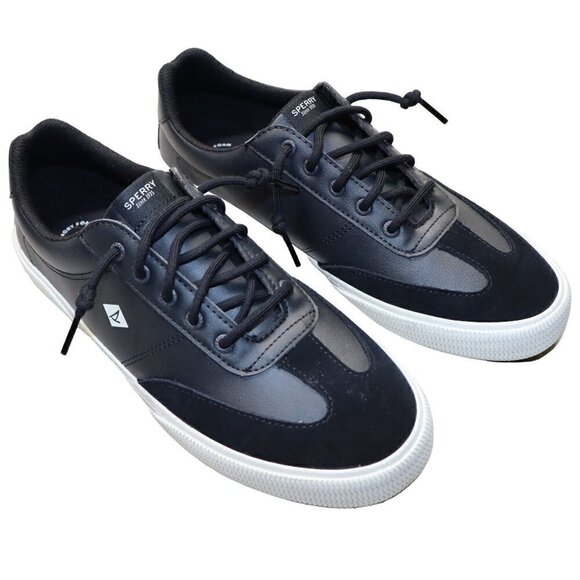 Sperry Sneakers Size 11 Black Pier Wave Refresh Memory Foam Lace-Up STS87263 - Picture 1 of 10